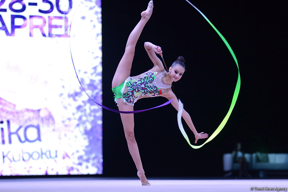 Day 2 of FIG Rhythmic Gymnastics World Cup kicks off in Baku (PHOTO)