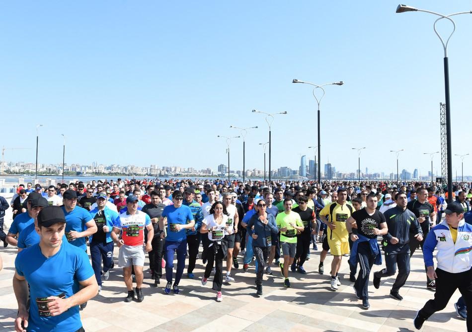 Leyla Aliyeva participates in Baku Marathon 2017 (PHOTO)