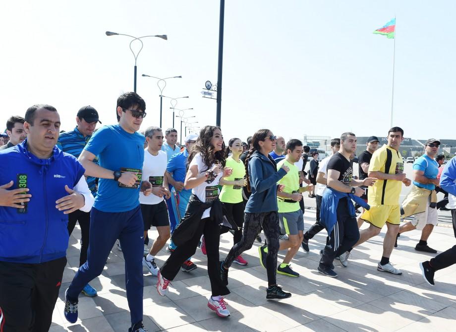 Leyla Aliyeva participates in Baku Marathon 2017 (PHOTO)