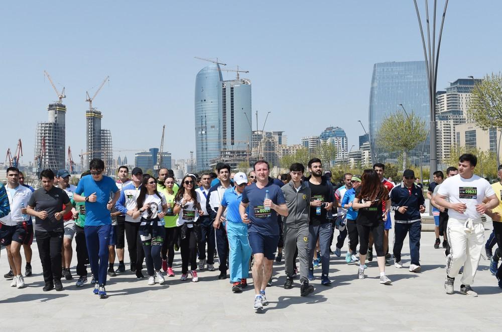 Leyla Aliyeva participates in Baku Marathon 2017 (PHOTO)