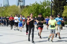 Leyla Aliyeva participates in Baku Marathon 2017 (PHOTO)
