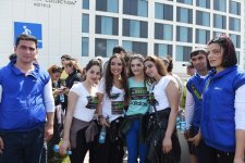 Leyla Aliyeva participates in Baku Marathon 2017 (PHOTO)