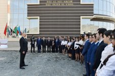 Ilham Aliyev inaugurates Baku Higher Oil School campus (PHOTO)