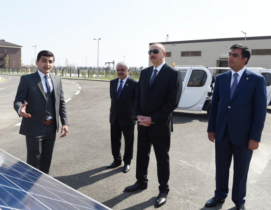 Ilham Aliyev inaugurates Baku Higher Oil School campus (PHOTO)