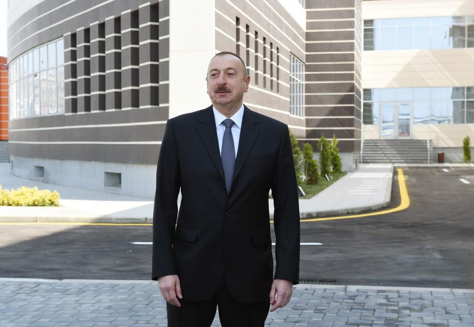 Ilham Aliyev inaugurates Baku Higher Oil School campus (PHOTO)