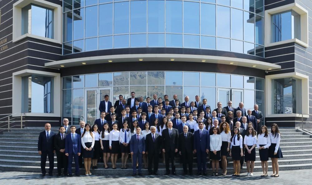 Ilham Aliyev inaugurates Baku Higher Oil School campus (PHOTO)