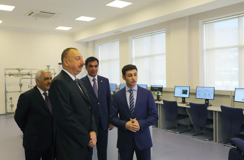 Ilham Aliyev inaugurates Baku Higher Oil School campus (PHOTO)