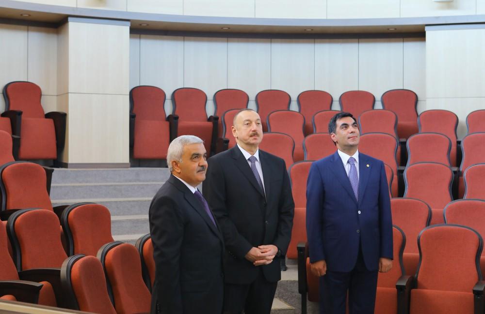Ilham Aliyev inaugurates Baku Higher Oil School campus (PHOTO)