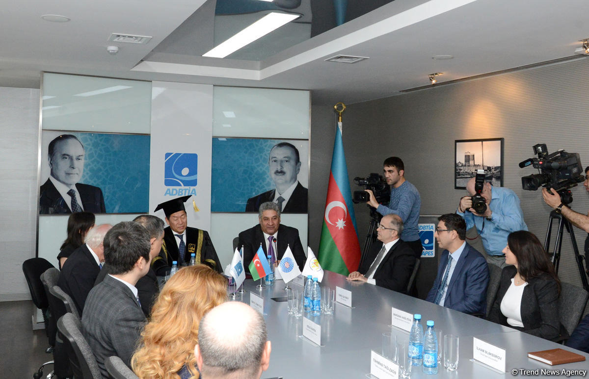 FIG President receives honorary doctorate from Azerbaijani university (PHOTO)