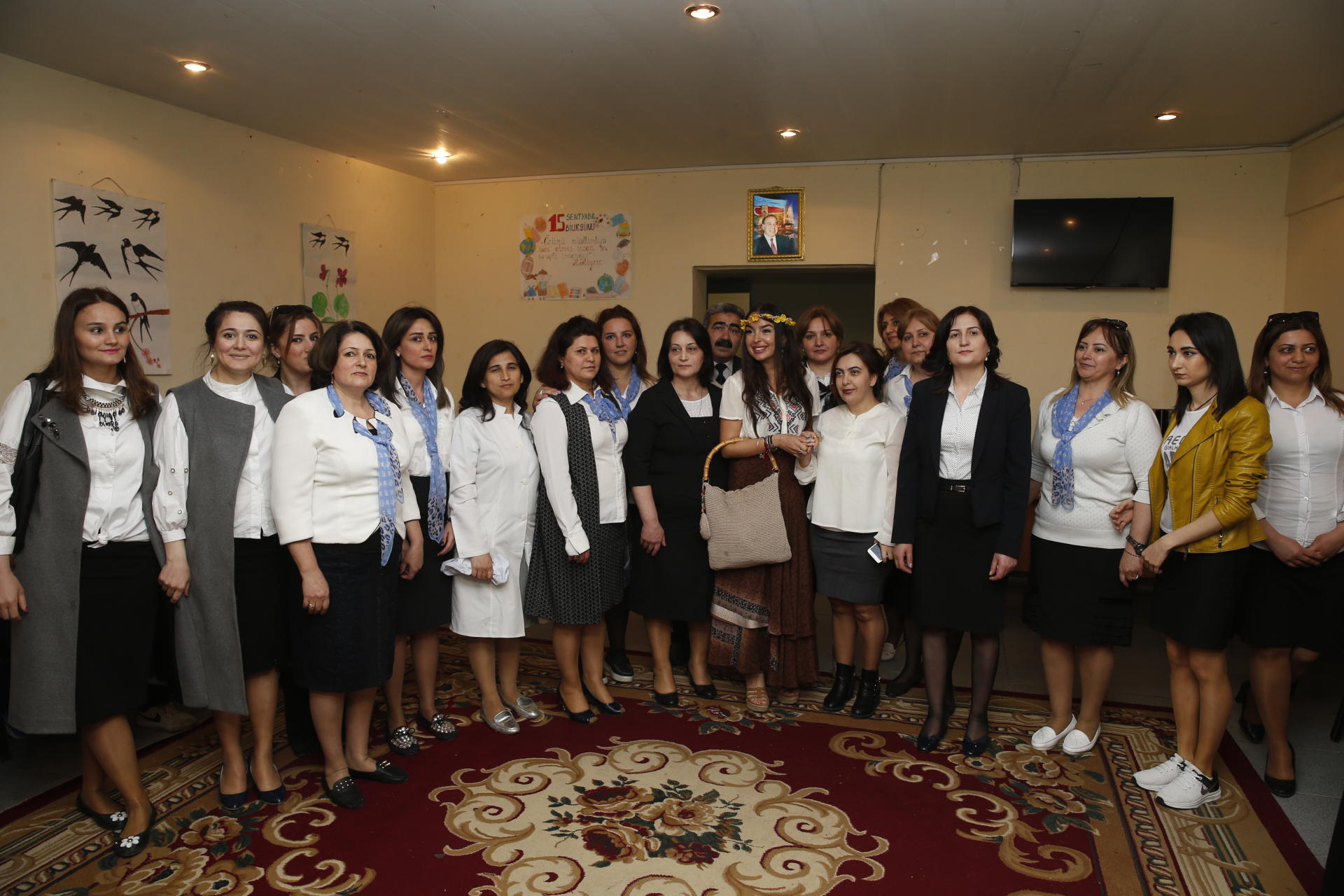 Leyla Aliyeva visits schools for physically disabled children in Baku (PHOTO)