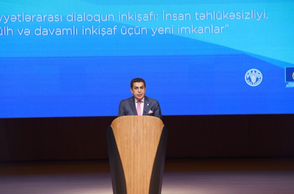 Azerbaijani president, first lady attending 4th World Forum on Intercultural Dialogue (PHOTO)