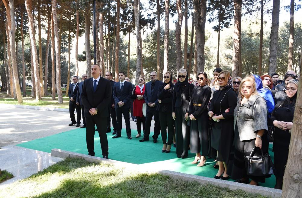 President Aliyev and his spouse attended farewell ceremony for acclaimed scientist, academician Rafiga Aliyeva (PHOTO)
