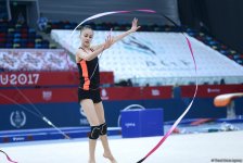 Baku 2017: Rhythmic gymnastics podium training kicks off (PHOTOS)