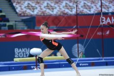 Baku 2017: Rhythmic gymnastics podium training kicks off (PHOTOS)