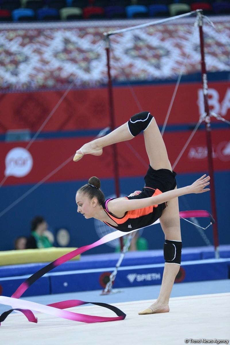 Baku 2017: Rhythmic gymnastics podium training kicks off (PHOTOS)
