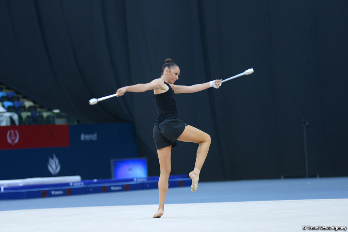 Baku 2017: Rhythmic gymnastics podium training kicks off (PHOTOS)