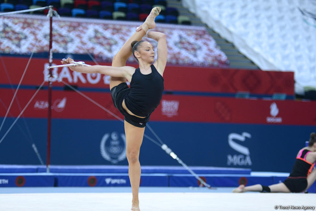 Baku 2017: Rhythmic gymnastics podium training kicks off (PHOTOS)