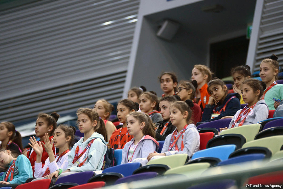 Baku 2017: Rhythmic gymnastics podium training kicks off (PHOTOS)