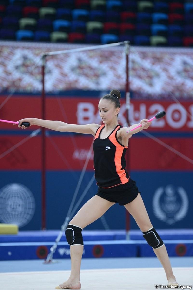 Baku 2017: Rhythmic gymnastics podium training kicks off (PHOTOS)