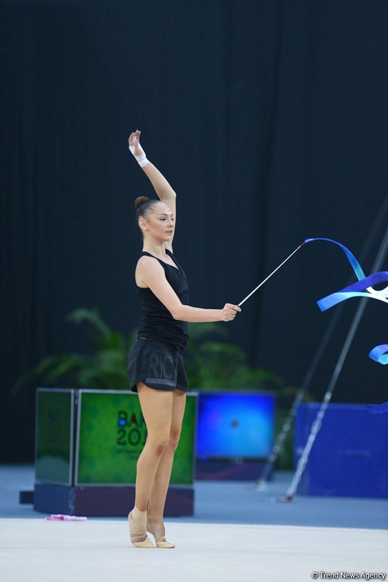 Baku 2017: Rhythmic gymnastics podium training kicks off (PHOTOS)