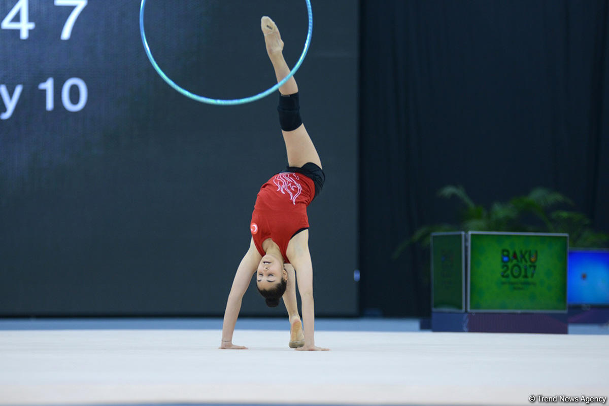 Baku 2017: Rhythmic gymnastics podium training kicks off (PHOTOS)