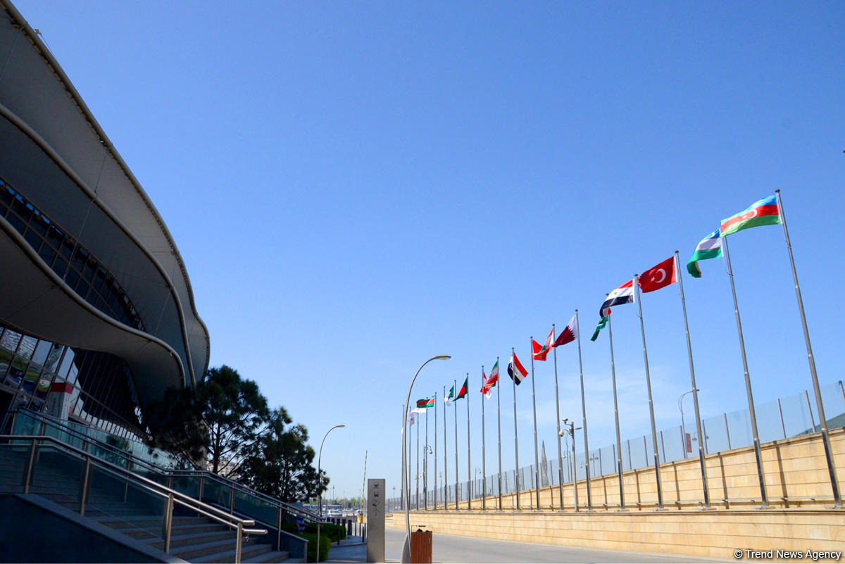 Baku 2017: Rhythmic gymnastics podium training kicks off (PHOTOS)