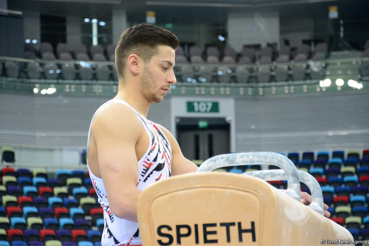 Baku 2017: Rhythmic gymnastics podium training kicks off (PHOTOS)