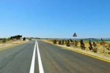 President Aliyev, his spouse attend opening of reconstructed street in Pirallahi (PHOTO)