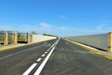 President Aliyev, his spouse attend opening of reconstructed street in Pirallahi (PHOTO)