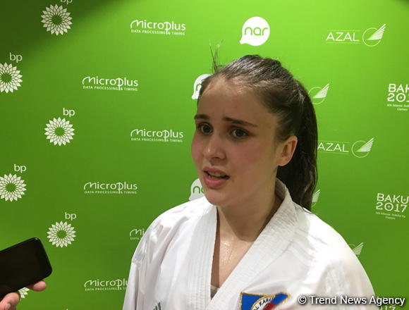 Azerbaijani karate fighter eyes to win gold at Baku 2017