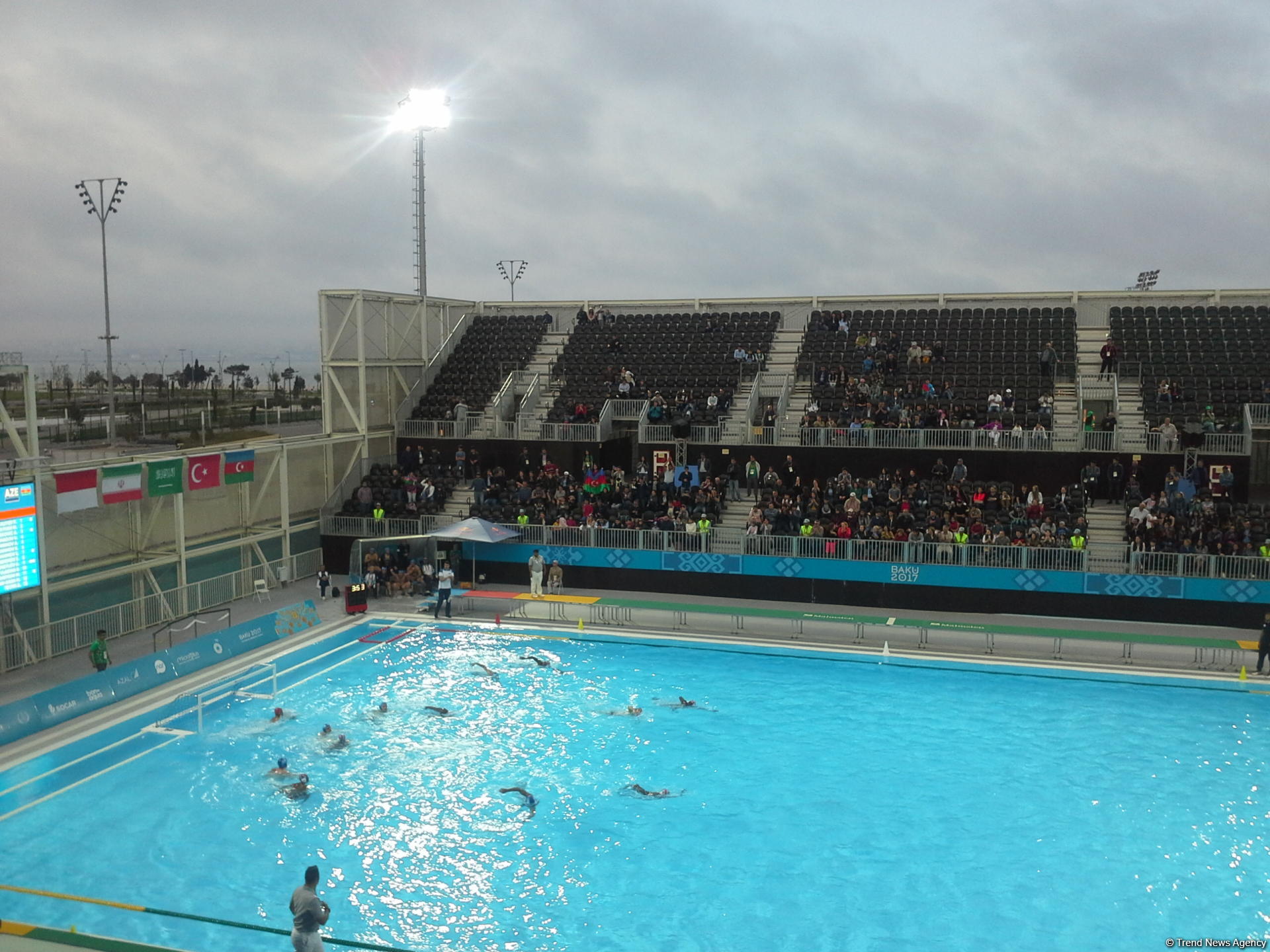 Baku 2017: Azerbaijani water polo players defeat Indonesian team (PHOTO)