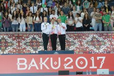 Baku 2017: Winners in artistic gymnastics individual exercises awarded (PHOTO)