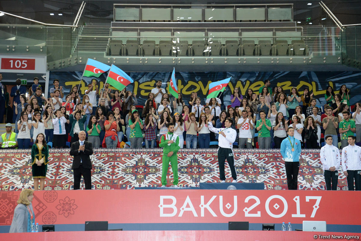 Baku 2017: Winners in artistic gymnastics individual exercises awarded (PHOTO)