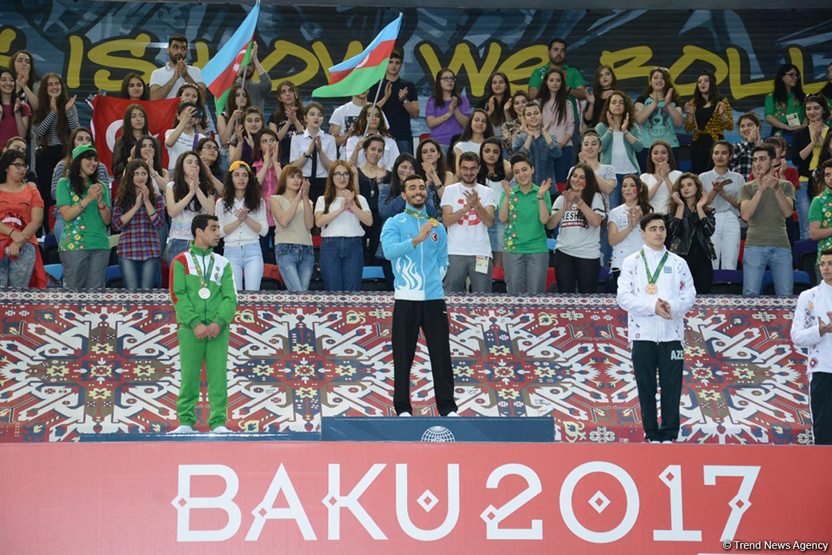 Baku 2017: Winners in artistic gymnastics individual exercises awarded (PHOTO)