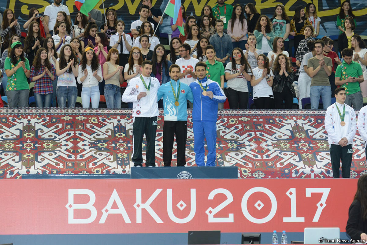 Baku 2017: Winners in artistic gymnastics individual exercises awarded (PHOTO)