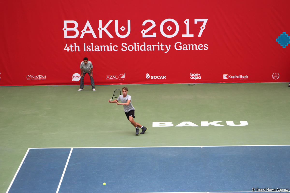 Tennis competitions underway as part of Baku 2017 (PHOTOS)