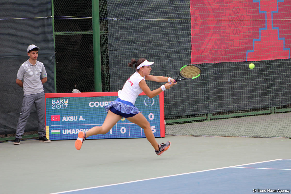 Tennis competitions underway as part of Baku 2017 (PHOTOS)