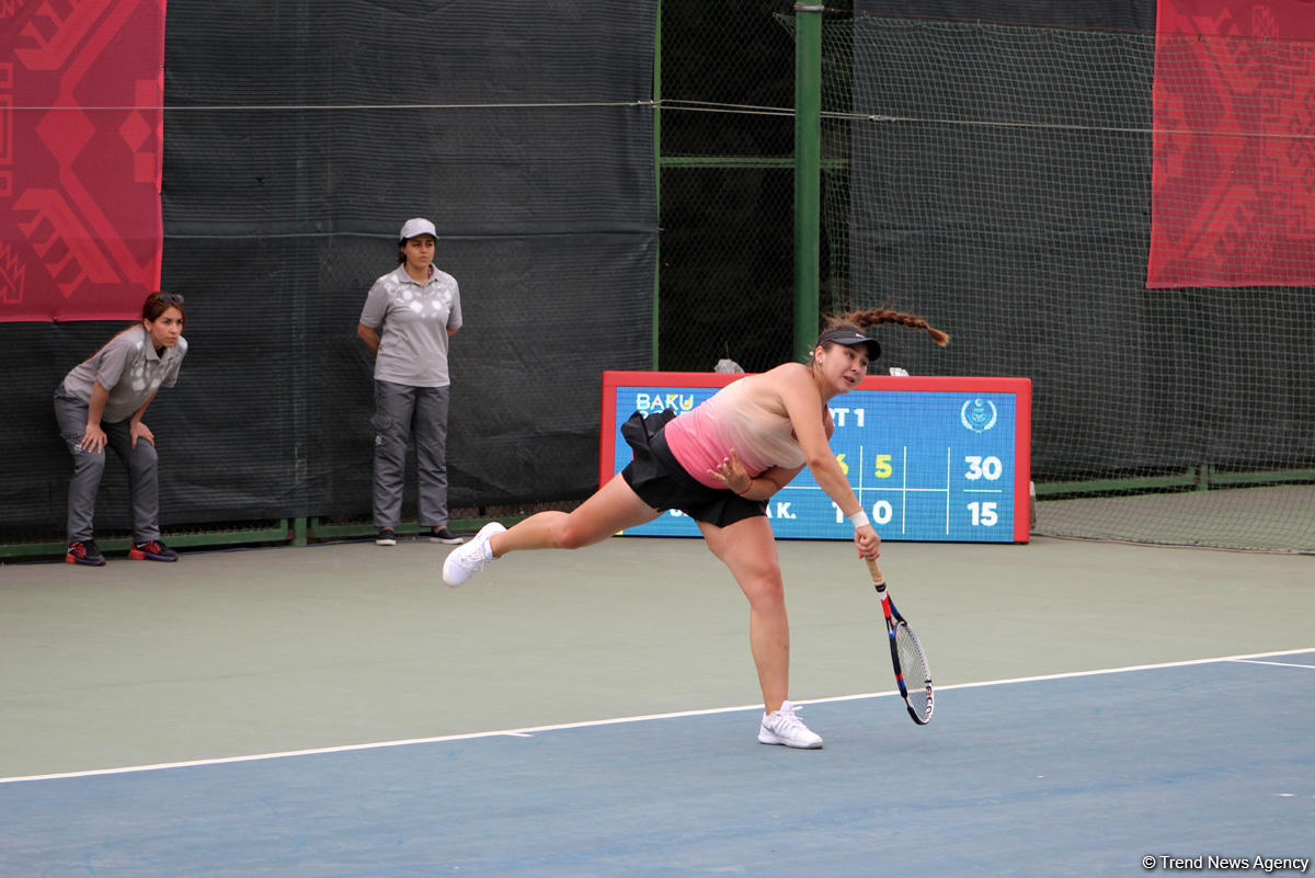 Tennis competitions underway as part of Baku 2017 (PHOTOS)