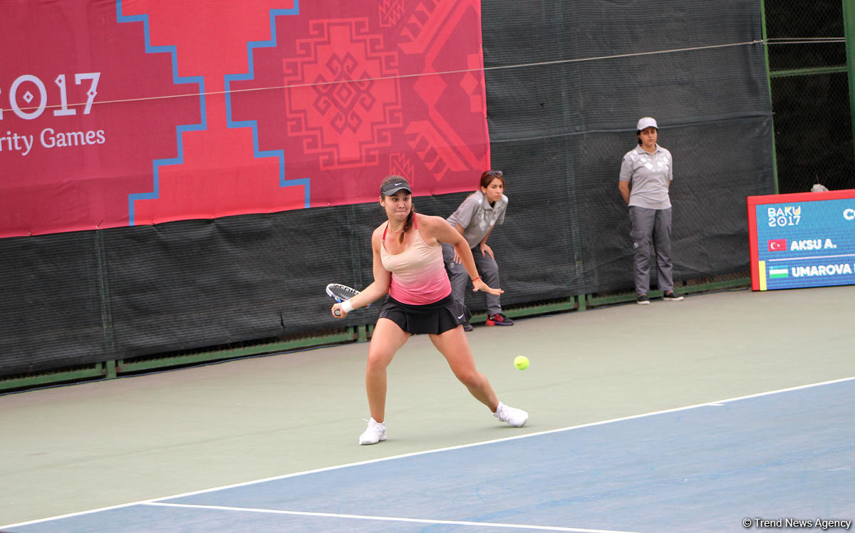 Tennis competitions underway as part of Baku 2017 (PHOTOS)