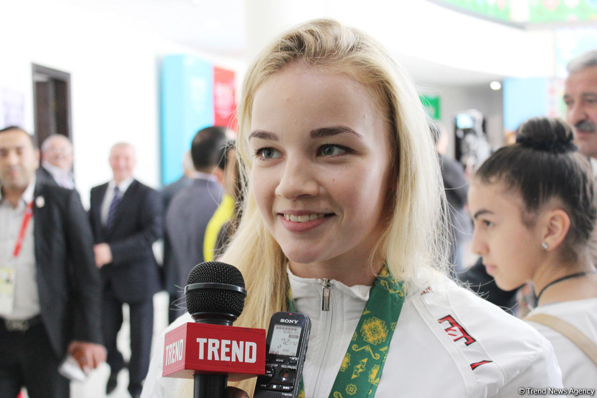 Azerbaijani gymnast: Baku 2017 event of peace, friendship, uniting many nations