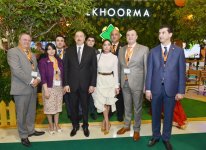 Azerbaijani president, first lady view World Food Azerbaijan, CaspianAgro exhibitions (PHOTO)