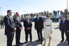 Azerbaijani president, first lady view World Food Azerbaijan, CaspianAgro exhibitions (PHOTO)