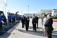 Azerbaijani president, first lady view World Food Azerbaijan, CaspianAgro exhibitions (PHOTO)