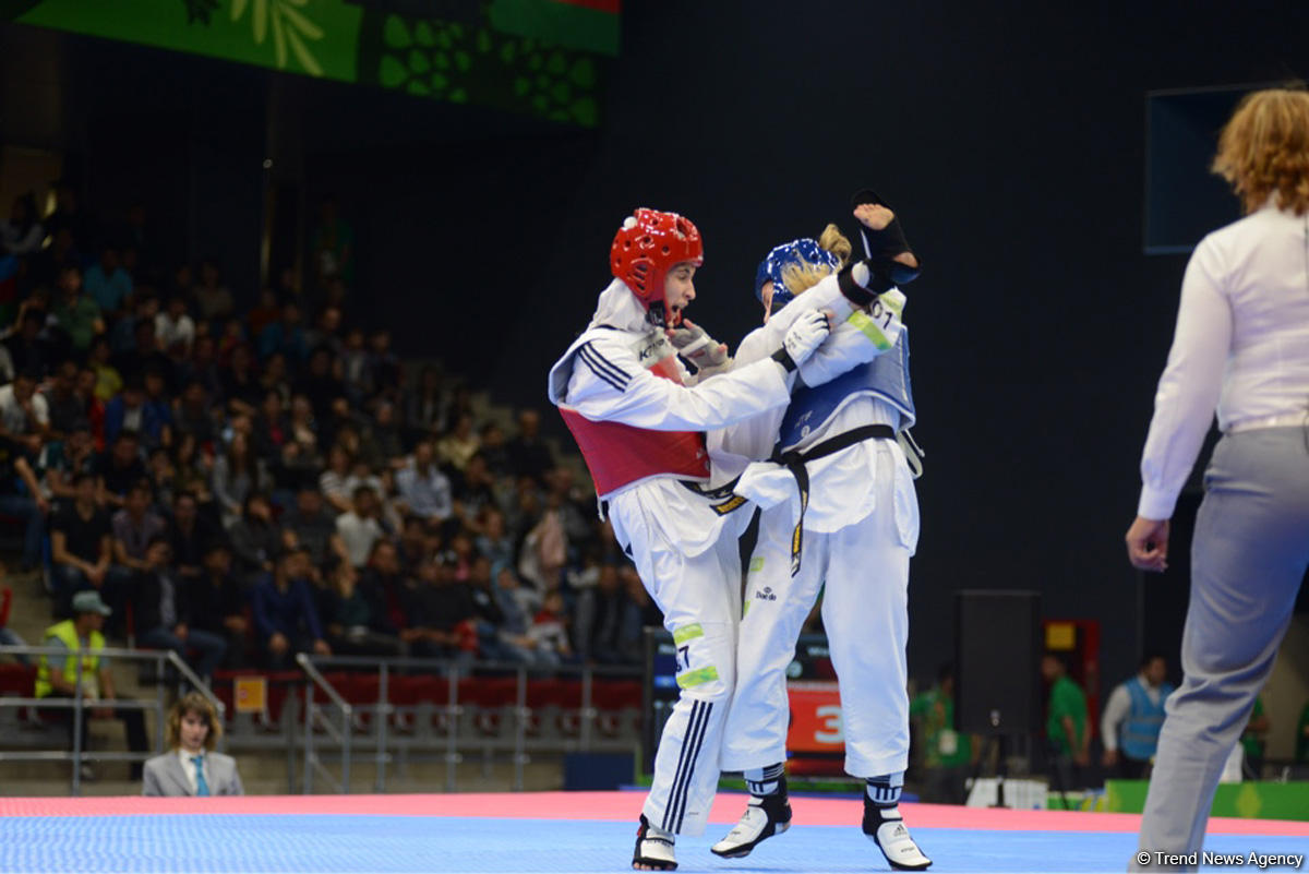 Baku 2017: Azerbaijani taekwondo fighter wins silver medal