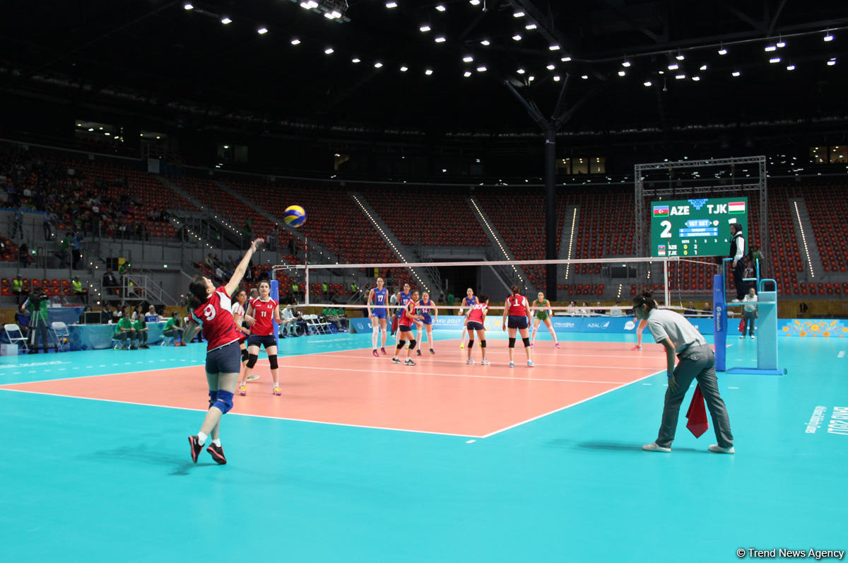 Baku 2017 volleyball competitions as caught on camera