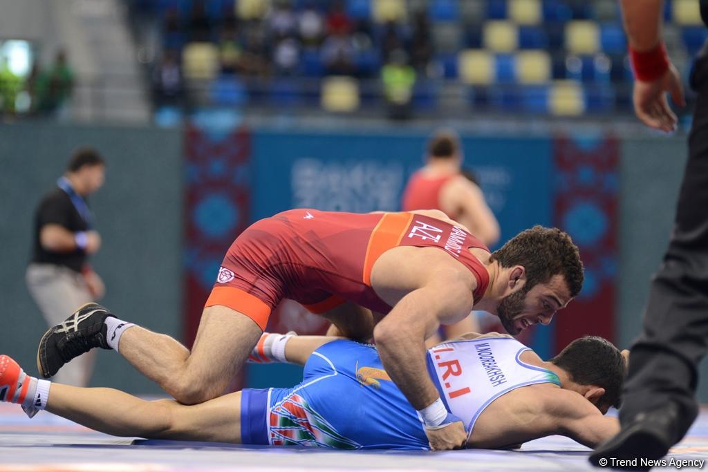 Wrestling at Baku 2017 in photos