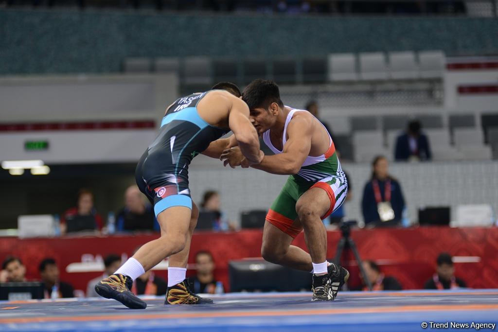 Wrestling at Baku 2017 in photos