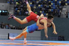 Baku 2017: Ilham Aliyev presents medals to Greco-Roman wrestling winners (VIDEO) (PHOTO)