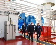 Ilham Aliyev attends opening of drilling rig named after Heydar Aliyev (PHOTO)