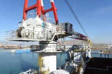 Ilham Aliyev attends opening of drilling rig named after Heydar Aliyev (PHOTO)